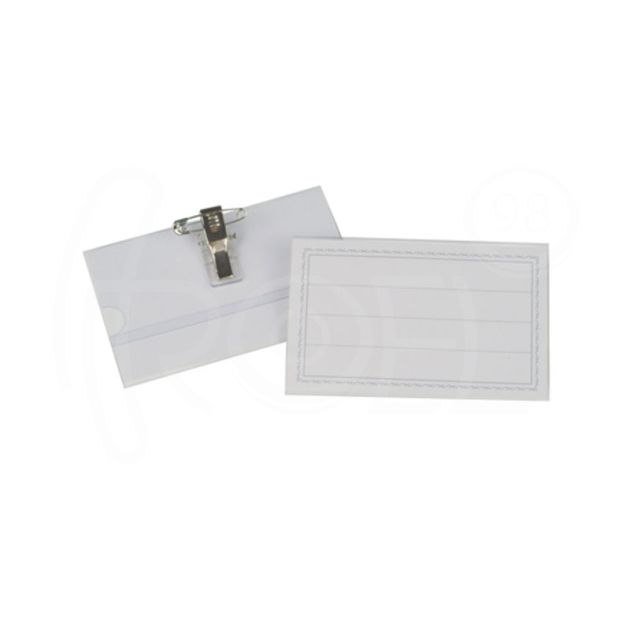 Бадж PVC с игла и щипка 54 х 86 мм main product photo