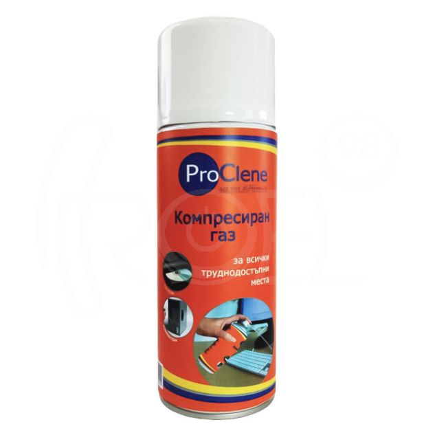 Флакон със сгъстен въздух Pro Clene SDU400F, 400 мл main product photo