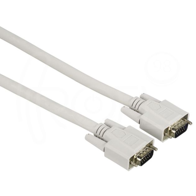 Кабел за монитор HAMA 200932, VGA мъжко - VGA мъжко, 1.50 м, бял main product photo