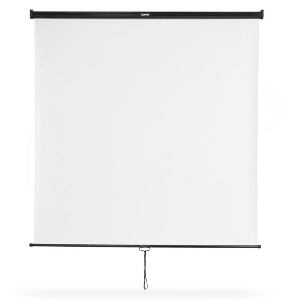 Екран за стена HAMA ROLL-UP, 175 x 175 см; 1:1, мобилен main product photo