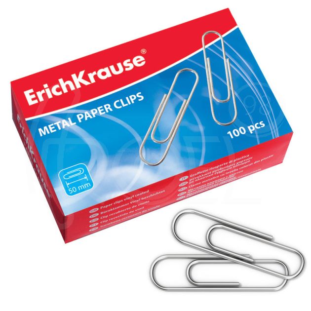 Кламери Erich Krause 7857, 50 мм, 100 броя main product photo