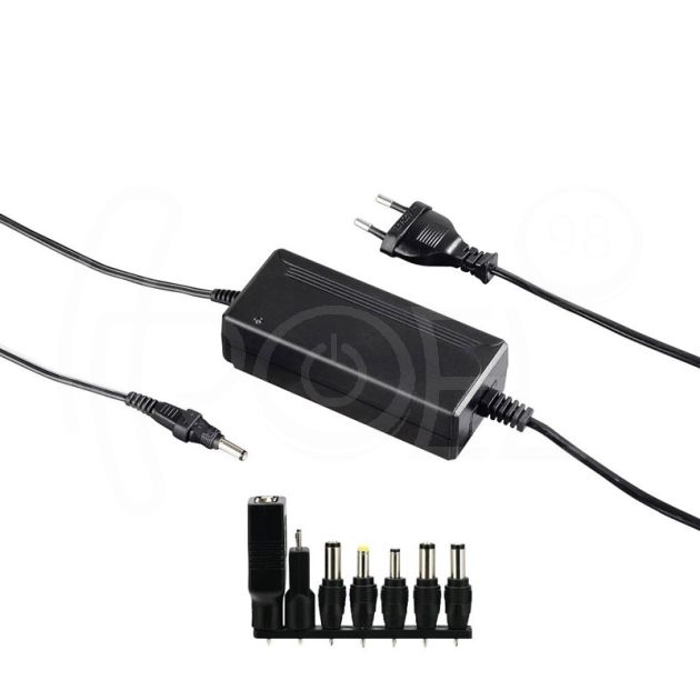 Адаптер HAMA Eco, AC/DC 3000mAh 5-15V, Черен, 137336 main product photo