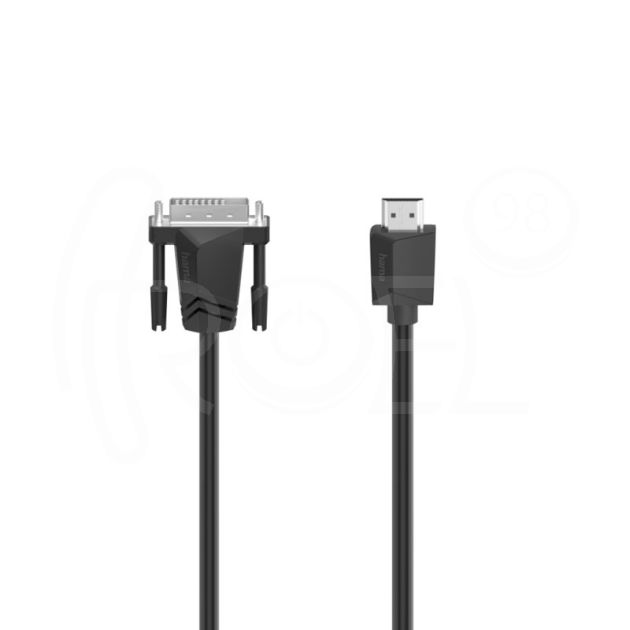 Кабел HAMA 200715, DVI мъжко- HDMI мъжко, Ultra-HD, 4K, 1.5 м, черен main product photo