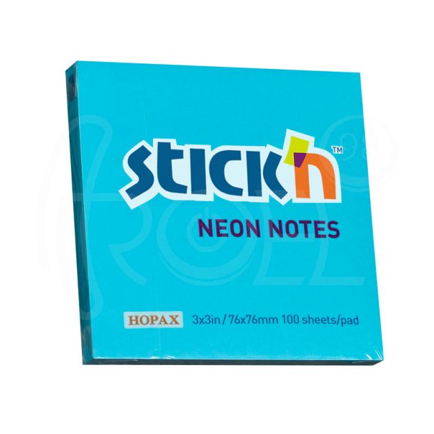 Самозалепващи листчета Stick`N, неон, 76 x 76 мм main product photo