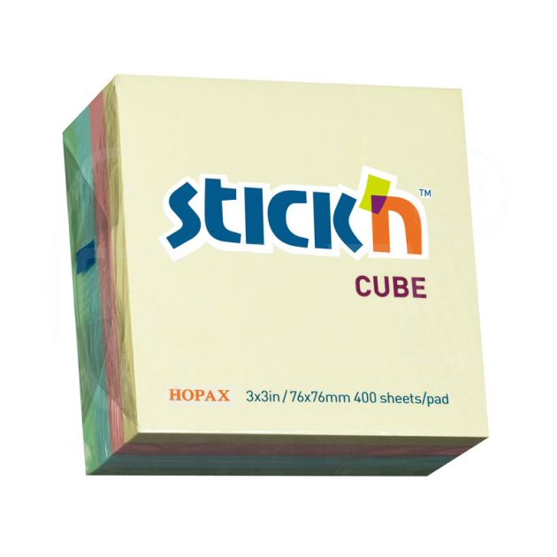 Самозалепващи листчета Stick`N, пастел, 76 x 76 мм, 4 цвята main product photo