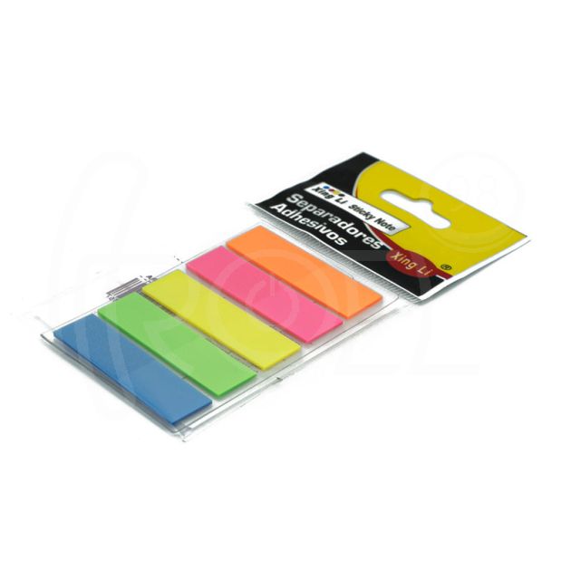 Самозалепващи индекси, 44 мм х 12 мм, микс, 5 х 20 л. main product photo