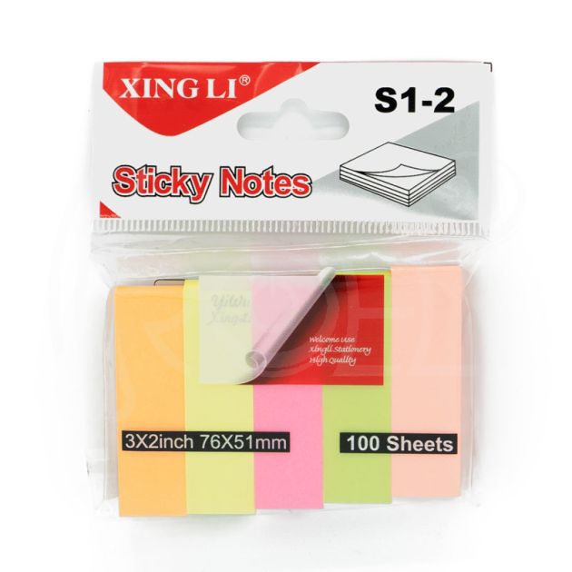Индекси Sticknote, 15 x 51 мм, 5 x 100 л.,цветни main product photo