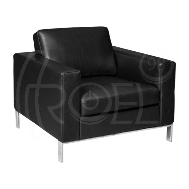 Фотьойл Stege, естествена кожа, черен main product photo