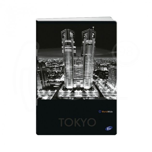 Тетрадка A4 UV Cities by night, 60+2 л. ред, 70 гр. / м2 main product photo