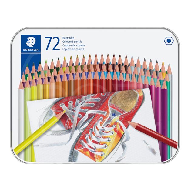 Цветни моливи Staedtler Comic 175, 72 цвята в метална кутия main product photo