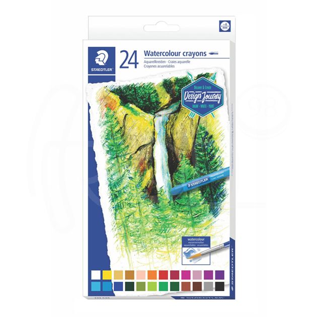 Акварелни пастели Staedtler Design Journey, 24 цвята main product photo