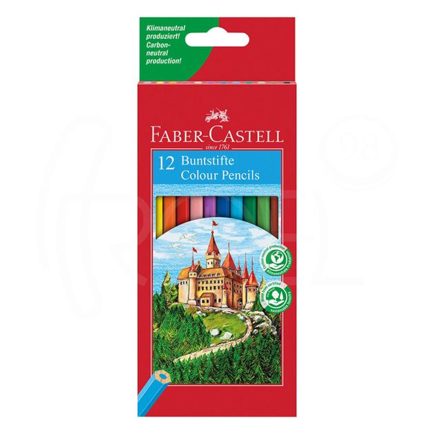 Цветни моливи Faber Castell, Замък, 12 цвята main product photo