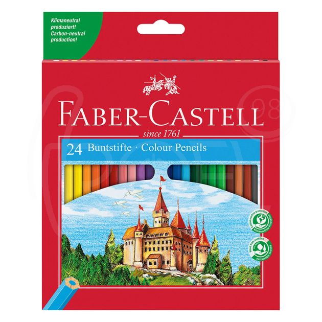 Цветни моливи Faber Castell, Замък, 24 цвята main product photo