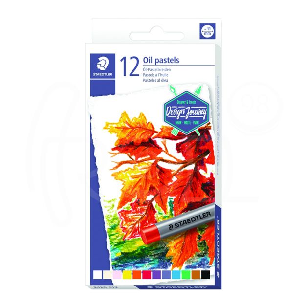 Маслени пастели Staedtler Design Journey, 12 цвята main product photo