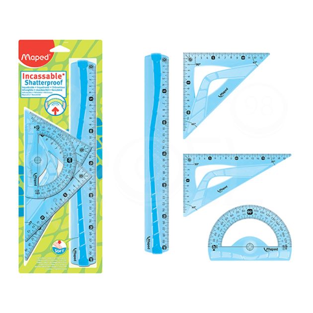 Комплект за чертане Maped 4 части Flex, гъвкав 30 см. main product photo