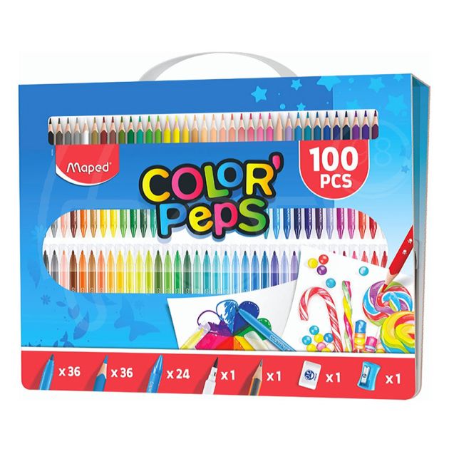 Комплект за рисуване Maped Color'Peps, 100 части main product photo