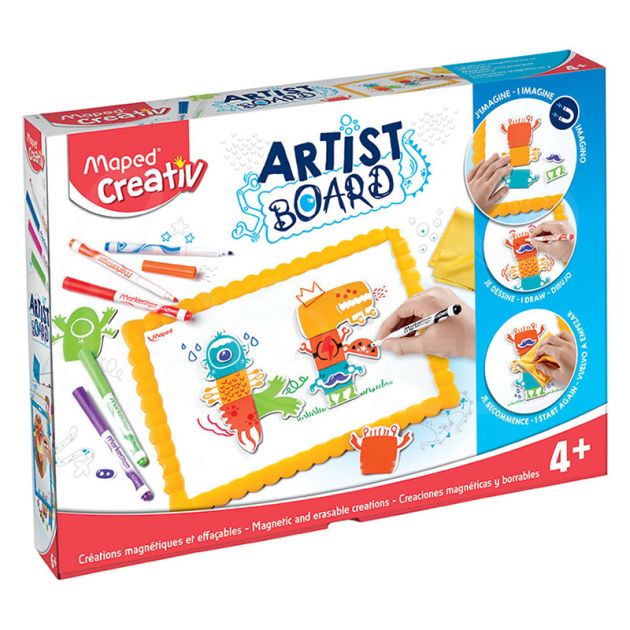 Магнитни изтриваеми фигури Maped Artist Board - 21 части main product photo
