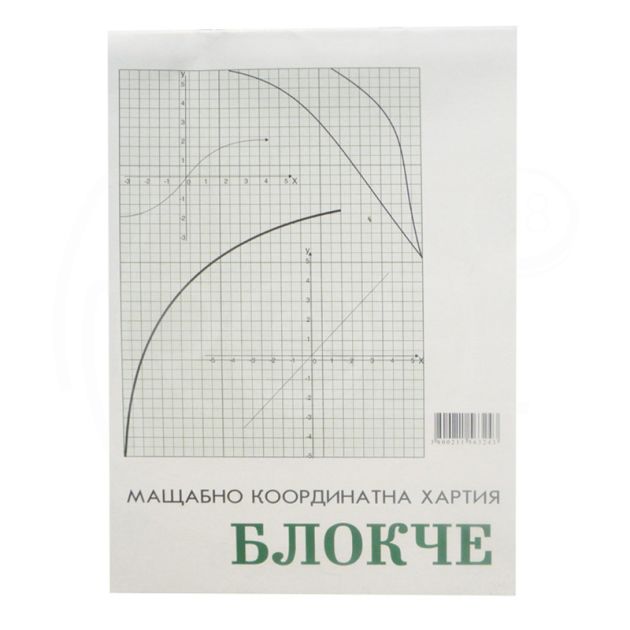 Милиметрова хартия блок А4, 20 л. main product photo