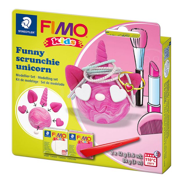 Комплект глина Staedtler Fimo Kids, 2 x 42 гр., Unicorn main product photo