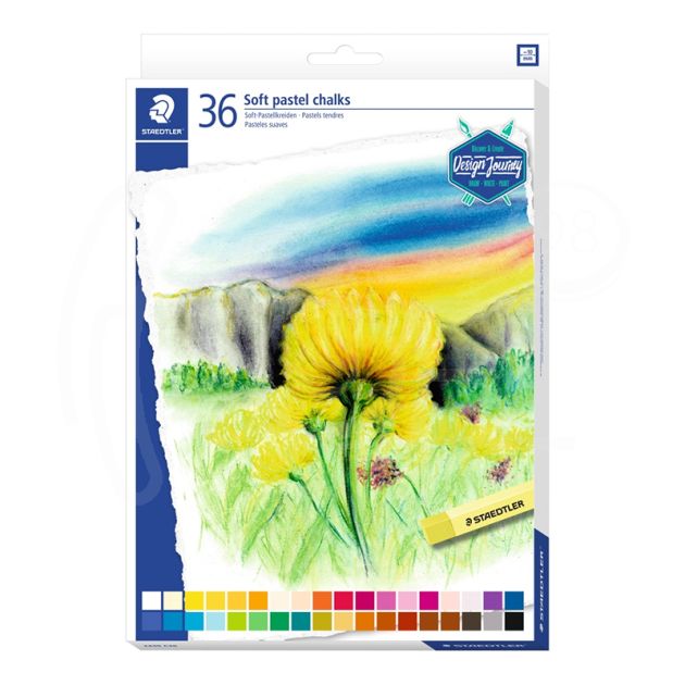 Меки пастелни тебешири Staedtler Design Journey, 36 цвята main product photo