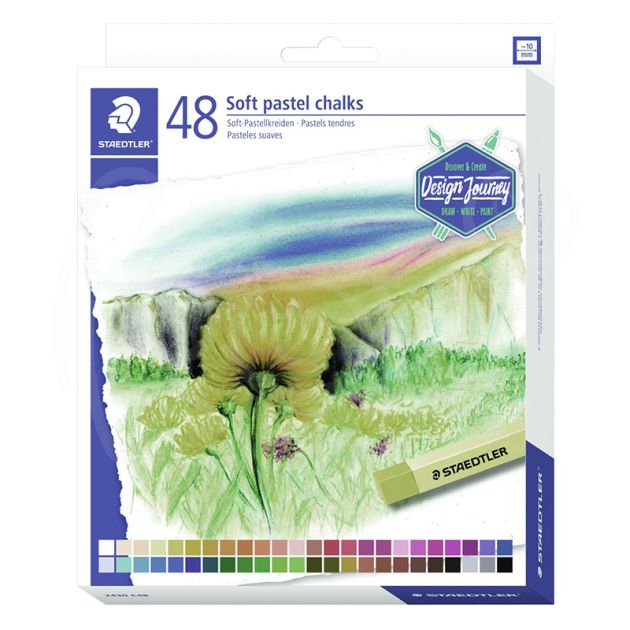 Меки пастелни тебешири Staedtler Design Journey, 48 цвята main product photo