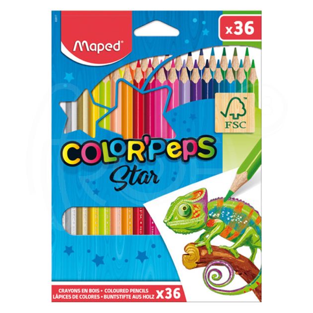 Цветни моливи Maped Color Peps, 36 цвята main product photo