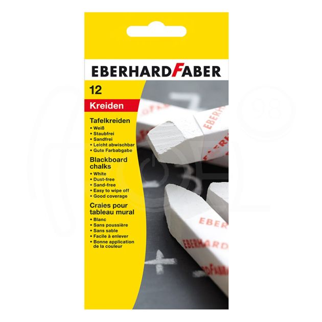 Тебешир Faber Eberhard, бял, 12 броя main product photo