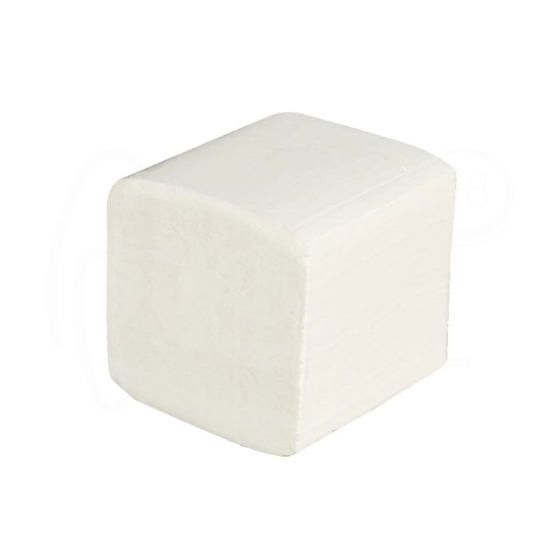 Тоалетна хартия на пачки WC-V, 200 бр., бяла, 100% целулоза main product photo
