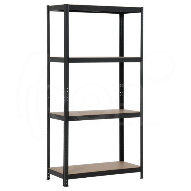 Метален стелаж CR-1015 - 175, черен, 180 х 90 х 40 см main product photo