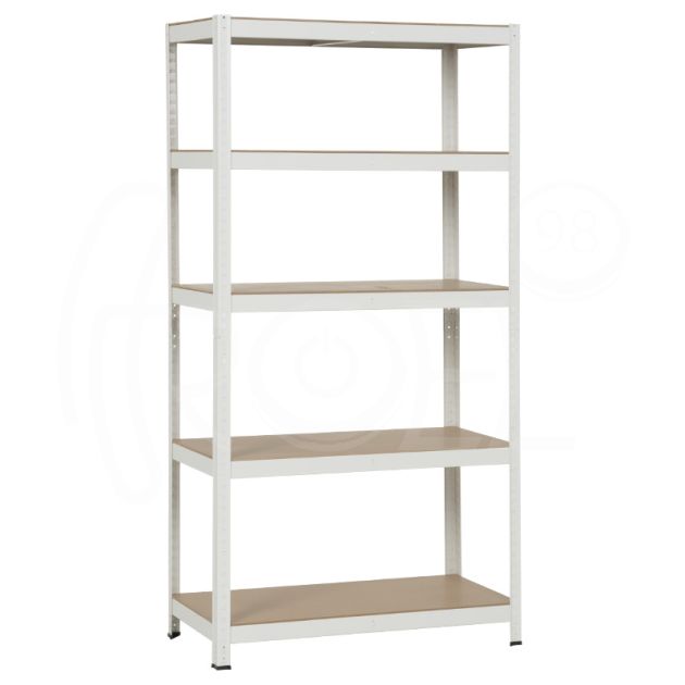 Метален стелаж CR-1016 - 250, бял, 180 х 90 х 45 см main product photo