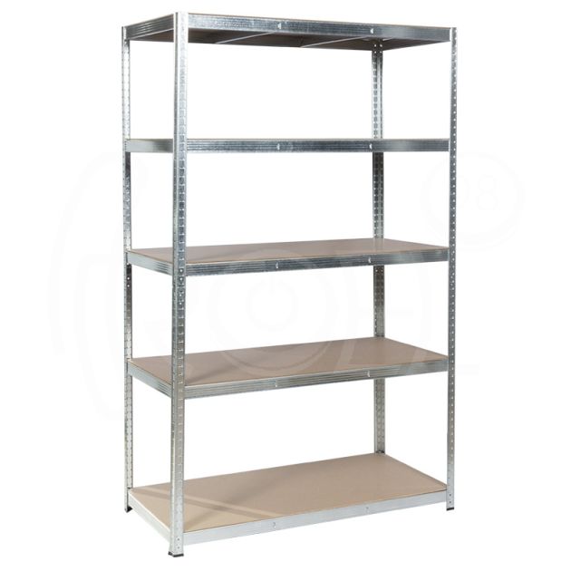 Метален стелаж CR-1012 - 250, цинк, 200 х 120 х 60 см main product photo