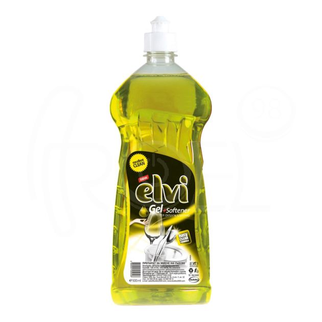 Течен препарат за съдове Elvi, 0.500 л. main product photo