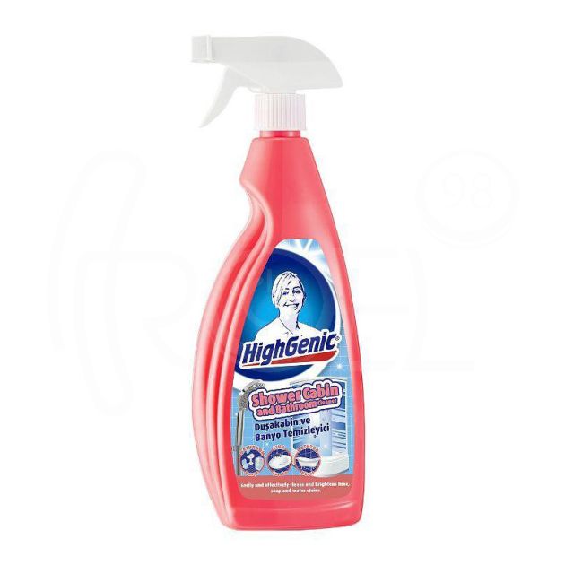 Почистващ препарат за баня HighGenic, Shower Cabin and Bathroom, 0.750 л. main product photo