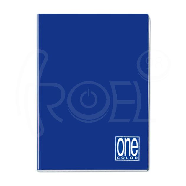 Тетрадка One Color, шита, A5, 42 л., офсет, редове main product photo