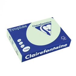 Картон цветен Clairefontaine, пастел Pale Green A4, 160 гр./м2, 50 листа