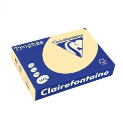 Картон цветен Clairefontaine, пастел Chamois A4, 160 гр./м2, 50 листа