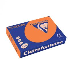 Картон цветен Clairefontaine, пастел Orange A4, 160 гр./м2, 250 листа