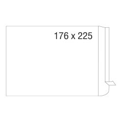 Плик, СЗЛ, B5, 176 х 250 мм, къса страна, 100 бр./оп.