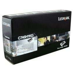 Тонер Lexmark C 746dn black - C746H1KG, 12000 копия