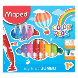 Флумастери Maped Early age, 12 цвята