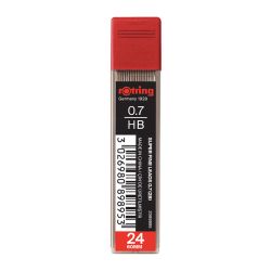 Графити Rotring Super Fine 0.7 мм., 24 графита, НВ