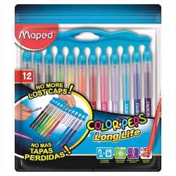 Флумастери Maped Color'peps long life innovation, 12 цвята