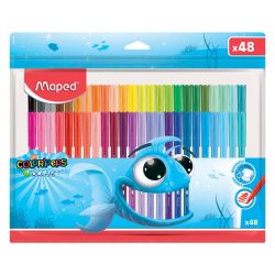 Флумастери Maped ColorPeps Ocean, 48 цвята