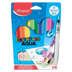 Флумастери Maped Color Peps Aqua  10 цвята