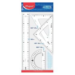 Комплект за чертане Maped 4 части, с 30 см. линия