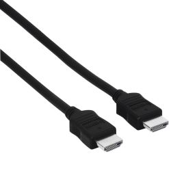 Кабел HAMA 205001, HDMI мъжко - HDMI мъжко,10.2 Gbit/s, 1080p, 3 м, Екраниран, Черен