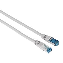 Мрежов пач кабел HAMA F/UTP, CAT 6, RJ-45 - RJ-45, 1Gbit/s, 1.5 m, сив