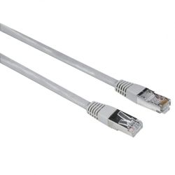 Мрежов кабел HAMA,CAT 5e, FTP/UTP, RJ-45 - RJ-45, 20 м, екраниран, сив