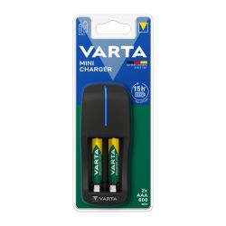 Зарядно устройство Varta Easy Energy Mini + 2 батерии Varta Accu AAA 800 mAh