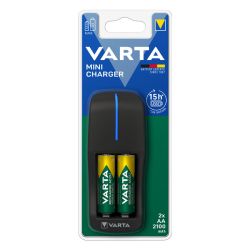 Зарядно устройство Varta Easy Energy Mini + 2 батерии Varta Accu 2100 mAh